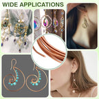 BENECREAT 9.8Ft Square Copper Wire, 14 Gauge Pure Copper Wire, Craft Wire for Jewelry Making, Gem Metal Wrap, Garden, Sculpting, Armature, Half Hard - size: 14 Gauge