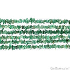 GM GemMartUSA Green Aventurine Natural Raw Chip Beads | Semi-Precious | AAA+ Quality 1 Strand 34” | DIY Bracelet Jewelry Making, Healing Crystal Craft| 4-6mm - Green-Color Gemstones (CHAV-70001) - color: Aventurine (CHAV-70001)