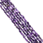 BEADIA Irregular Natural Amethyst Crystal Stone Loose Semi Gemstone Beads for Jewelry Making 5-8mm 38cm - color: Amethyst, size: 5-8mm 38cm