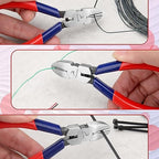 Diagonal Cutting Pliers Mini Wire Cutters Small Side Cutter Sharp Precision Nipper Mini Jewelry Pliers Hand Jewellery Making Tool - style: Diagonal Pliers