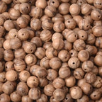 6mm Massive Beads Natural Wooden Round Loose Beads Jewelry Making with Thread 200 PCS(Aquilaria Crassna, 6mm) - color: Aquilaria Crassna, size: 6mm