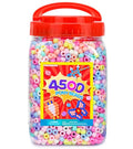 Praisebank Pony Beads, 4500pcs 6x9mm, Wholesale Beads, Bracelets Jewelry Making, Arts & Crafts(Candy) - color: Candy, size: Large Size