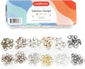 Incraftables Lobster Claw Clasps with Jump Rings – 12mm Necklace & Bracelet Closures – Jewelry Fasteners in Bronze, Copper, Silver, Gold, Platinum & Gray