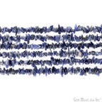 GM GemMartUSA Sodalite Natural Raw Chip Beads Strands | Semi-Precious | AAA+ Quality 1 Strand 34” | DIY Bracelet Jewelry Making, Healing Crystal Craft| 4-6mm - Blue-Color Gemstones (CHSL-70001) - color: Sodalite (CHSL-70001)