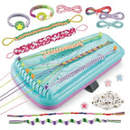 Chilpals Friendship Bracelet Making Kit for Girls 8-12, DIY String Bracelet Maker & Jewelry Craft Kits - Innovative Leg-Strap Design, Birthday Gifts Ideas for Kids Ages 7 8 9 10 Year Old (Blue) - color: Blue