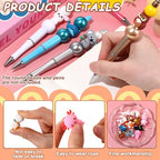 Watersay 12 Pcs 3D Silicone Focal Beads Pens Beads Bulk for Beadable Keychain DIY Crafts Necklace Bracelet Phone Chain Charms Jewelry Making (Animals B) - style: Animals B