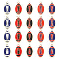 20PCS Sports Charms Enamel Basketball Baseball Pendant Charms for Jewelry Making Rhinestone Ball Game Softball Charms for Necklace Bracelet Earrings DIY Crafts - color: Set 9