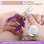 SPEEDWOX Nylon Jaw Pliers - Double Flat Jaw Pliers for Jewelry Making - style: Flat Nylon Jaw Pliers