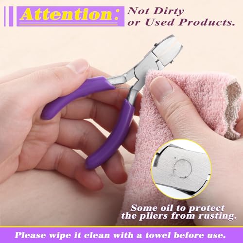 SPEEDWOX Nylon Jaw Pliers - Double Flat Jaw Pliers for Jewelry Making - style: Flat Nylon Jaw Pliers