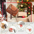 HOMAR 223Pcs DIY Keychain Making Kit Bag Charm Jewelry Chain Making 86 Charms 10 Keychain Clips with Key Ring 15 Extender Chains 100 Jump Ring for DIY Craft Supplies Accessories(Christmas) - color: Christmas-223PCS