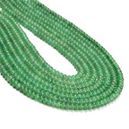 ICAI 4x6mm Natural Rondelle Beads – Loose Gemstone Spacers for DIY Jewelry Making (Green Aventurine) - color: Green Aventurine, size: 4x6