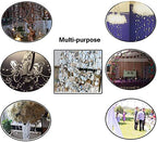 16.5 Feet Hanging Clear 14mm Daimond Acrylic Crystal Garland for Manzanita Tree Centerpiece, Chandelier Bead Lamp Chain, Christmas/Wedding Party Decoration and DIY Craft Jewelry Decoration
