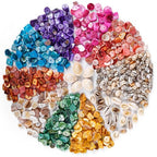 PPCLION Pearl Shell Beads Bracelet Making Kit Bracelet and Heart Beads Elastic Threads for Jewelry Necklace Making