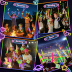 SHQDD 500 Glow Sticks Bulk Party Pack, 8” Neon Glow Sticks, DIY Glowsticks with Connectors Bracelets & Necklaces, Glow in the Dark Party Supplies for Kids, Adults, Parties, Halloween & New Year - style: 500PCS