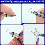 Round Nose Pliers Wire Jewelry Making Tools Micro Round Pliers With Spring For Jewelry Repair Wire Wrapping Beading And Crafts - style: Round Nose Pliers