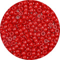 1200pcs Pony Beads Bulk – Red 6x9mm Plastic Craft Beads for Bracelets, Jewelry, Hair Braiding & DIY Projects - color: Red