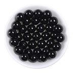Natural Stone Beads 12mm Black Onyx Agate Gemstone Round Loose Beads Crystal Energy Stone Healing Power for Jewelry Making DIY,1 Strand 15" - color: Black Onyx, size: 12MM