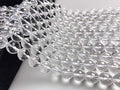 JM Design Clear Quartz Crystal Faceted Round Loose Gemstone Beads Size 3mm 15.5" Strand for Jewelry Making - size: 3mm