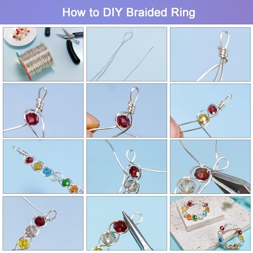 82 Feet Tarnish Resistant Copper Wires 20 Gauge Jewelry Craft Wires Beading Wire for Jewelry Making, Wire Wrapping and Crafting(Silver) - color: 1Silver, size: 20 Gauge