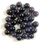 AD Beads Natural Gemstone Round Spacer Loose Beads (6mm 100pcs, Blue Sand) - color: Blue Sand, size: 6mm 100pcs