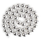 Song Xi Silver Hematite Beads 6mm for Jewelry Making Gemstone - color: Silver Hematite, size: 6mm