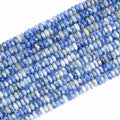 150PCS 2x4mm Natural Blue Sodalite Stone Rondelle Beads Abacus Disk Stone Beads Round Loose Spacer Gemstone Beads for DIY Bracelet Necklace Jewelry Making - color: Blue Sodalite, size: 2x4mm Abacus Disk
