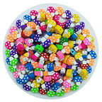 200pcs Mushroom Polymer Clay Beads, Mixed Mushrooms Charm Spacer Beads for DIY Bracelet Necklace Jewelry Making - color: Mushroom