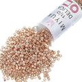 Miyuki Delica Seed Beads – Size 11/0 (1.6 mm), DB0411, Galvanized Gold Dyed, 7.2 g, Approx. 1440 Beads, Made in Japan - color: DB0411 - Galvanized Gold Dyed