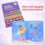 Butterfly EduFields Bracelet Making Kit for Girls Ages 8-14 | 25+ DIY Bracelets, 8 Craft Styles, Storybook | DIY Jewelry Craft Kit for Girls with 200+ Pieces, Beads, Loom, Charms, Threads, Clay, Gems