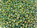 Czech Glass Seed Beads Crystal Clear Size:6/0 40 gr / 1.4 oz… (Lime Green Iridescent) - color: Lime Green Iridescent