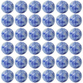 Natural Stone Beads 100pcs 6mm Blue White Sodalite Round Real Stone Beading Loose Gemstone Hole 1mm DIY Charm Smooth Beads for Bracelet Necklace Earrings Jewelry Making (Blue White Sodalite, 6mm) - color: Blue White Sodalite, size: 6mm