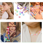 200pcs Candy Acrylic Beads, Mixed Color Clear Spacer Beads for Bracelet Necklace Earring Jewelry Making (Candy)