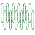 Party Beads - Small Round - size: 12-Pack, style: Green (12-Pack