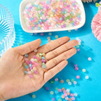 400Pcs 6mm Acrylic Beads Frosted Pony Bead Candy Color Small Pastel Beads Round Kandi Bead Spacers for Crafts DIY Necklace Bracelets Keychain Lanyards Jewelry Making Supplies - color: 8 Colors, Round