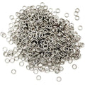 600 Pcs 304 Stainless Steel Jump Rings,6MM Open/Close O Rings,Loop Contactors for Jewelry Making,DIY Crafts, Industrial Repair 1MM Thickness (18 Gauge) - size: 6MM