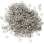 600 Pcs 304 Stainless Steel Jump Rings,6MM Open/Close O Rings,Loop Contactors for Jewelry Making,DIY Crafts, Industrial Repair 1MM Thickness (18 Gauge) - size: 6MM