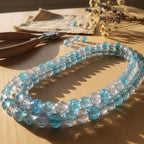 DandS ltd Crackle Lampwork Glass Beads for Jewelry Making, Crystal Blue, Vibrant DIY Bracelets, Necklaces, Beading Supplies & Craft Kits for Handmade Jewelry, 80pcs 0.39 inch (10mm), #J271-10 - color: Crystal-Blue