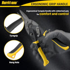 HURRICANE 10 Inch Aviation Tin Snips, Straight Cut Shears for Sheet Metal, Aluminum, Gutter & DIY Projects, Regular Straight Cutting Sheet Metal Cutter - size: 10 Inch Regular: Straight Cut