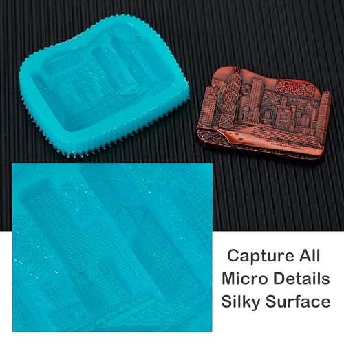 BBDINO Silicone Mold Making Kit, 2.42lb Super Elastic Liquid Silicone for Mold Making, 3h Fast Cure Platinum Molds Making Silicon Rubber for Casting Resin/Silicon/Candle/Soap Molds - color: 38.8 Oz Clear