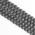 Natural Lava Rock Beads 8mm Round Stone Beads for DIY Bracelets Necklace Earrings Making 45pcs - color: Lava Rock, size: 8mm