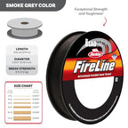 The Beadsmith Fireline by Berkley – Micro-Fused Braided Thread – 8lb. Test, .007”/.17mm Diameter, 300 Yard Spool, Smoke Grey – Super Strong Stringing Material for Jewelry Making and Bead Weaving - color: Smoke Grey, size: 8lb, 300 yard