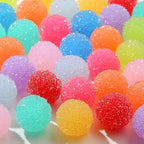 50pcs 20mm Rhinestone Beads - Shine Disco Ball, Chunky Bubblegum, Crystal Round, Jumbo Plastic for Pen Bag Chain Jewelry Making - color: style-1