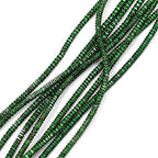ECYC Ltd 10g 1.5mm French Bullion Wire, Spiral Copper Coil Wire French Coil Embroidery Wire French Metallic Wire Flexible Jewelry Wire for Embroidery, Beading, Jewelry Making, Garment Design - color: Dark Green