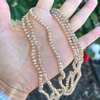 500pcs Czech Faceted Rondelle Crystal Glass Loose Beads 4mm Small Tiny Spacer Bulk Golden Shadow for DIY Craft Jewelry Making CCR428 - color: Golden Shadow, size: 4mm (0.16") - 500pcs