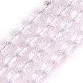 JOE FOREMAN 8mm White Clear Quartz Semi Precious Gemstone AAA Grade Faceted Loose Beads for Jewelry Making DIY Handmade Craft Supplies 15" - color: 8mm/faceted white clear quartz