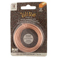 The Beadsmith Square Craft Wire - Medium Temper Beading Wire, Copper Color, 18 Gauge, 7 Yards - color: Copper, size: 18 Gauge, 7 Yard Coil