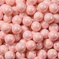 16mm Acrylic Bead 100pcs AB Light Pink Acrylic Bead Chunk Bubblegum Beads for DIY Crafting Necklace Bracelet Jewelry Making Keychain (Light Pink) - color: light pink