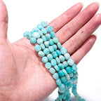 BEADIA Irregular Natural Tianhe Stone Loose Semi Gemstone Beads for Jewelry Making 7-10mm 38cm - color: Tianhe Stone, size: 7-10mm 38cm