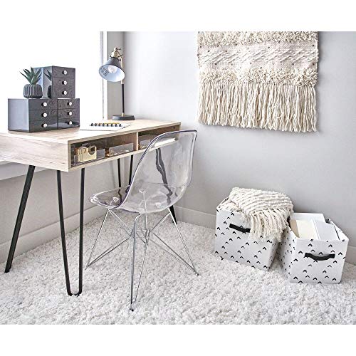 iDesign Clarity Plastic Drawer Organizer for Vanity, Countertop, Bathroom, Kitchen and Cabinet Storage, 8" x 4" x 2", Clear - color: Clear