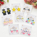 Graduation Polymer Clay Cutters Set - 9pcs Sharp & Durable Class of 2026, Grad, Owl, Cap, Gown, Cake & Star Shapes for DIY Earring Jewelry Making, Soft Clay Crafts & Class Party Supplies - color: 2N color